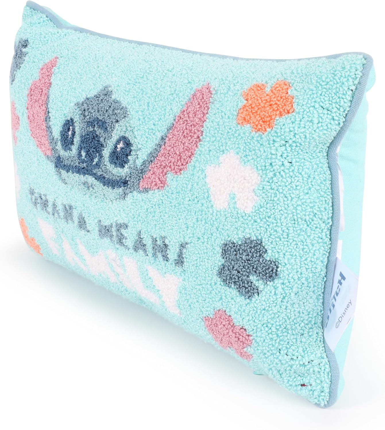 Jay Franco Needlepoint - Almohada decorativa de peluche ultrasuave...