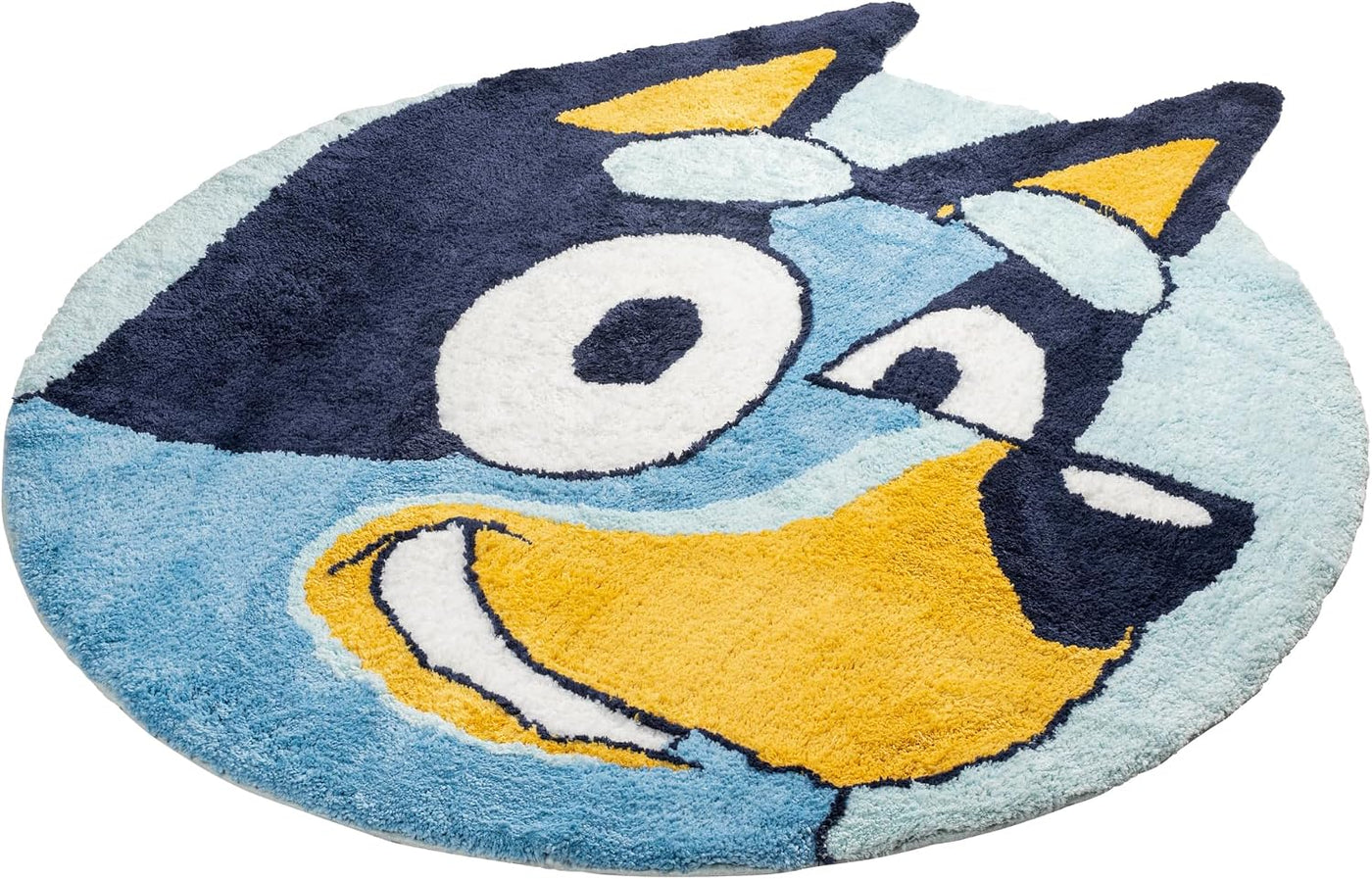 Jay Franco Bluey Alfombra de Acento de Felpa Azul Esponjosa - Alfom...