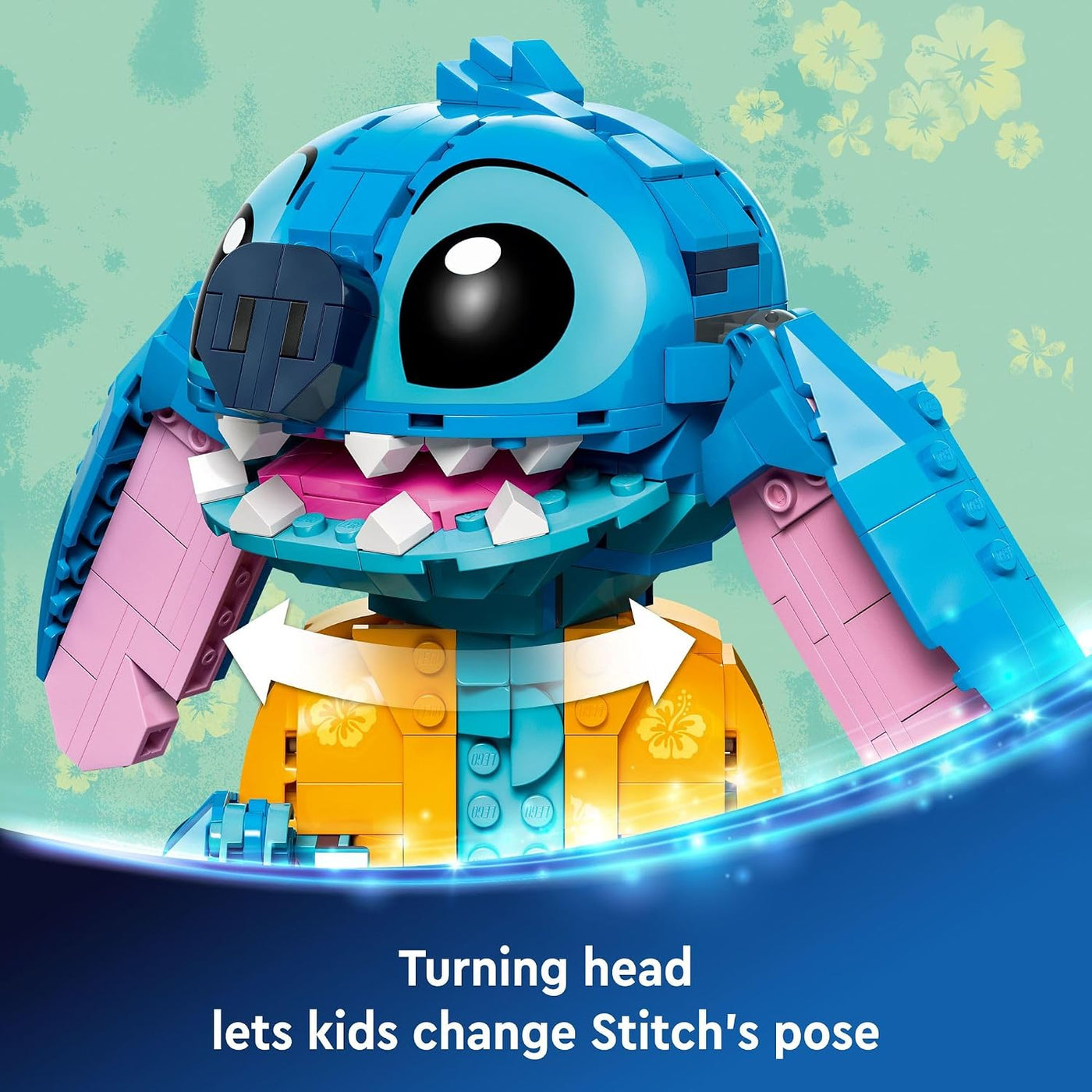 Kit de Construcción de Juguete LEGO Disney Stitch, Juguete Disney p...