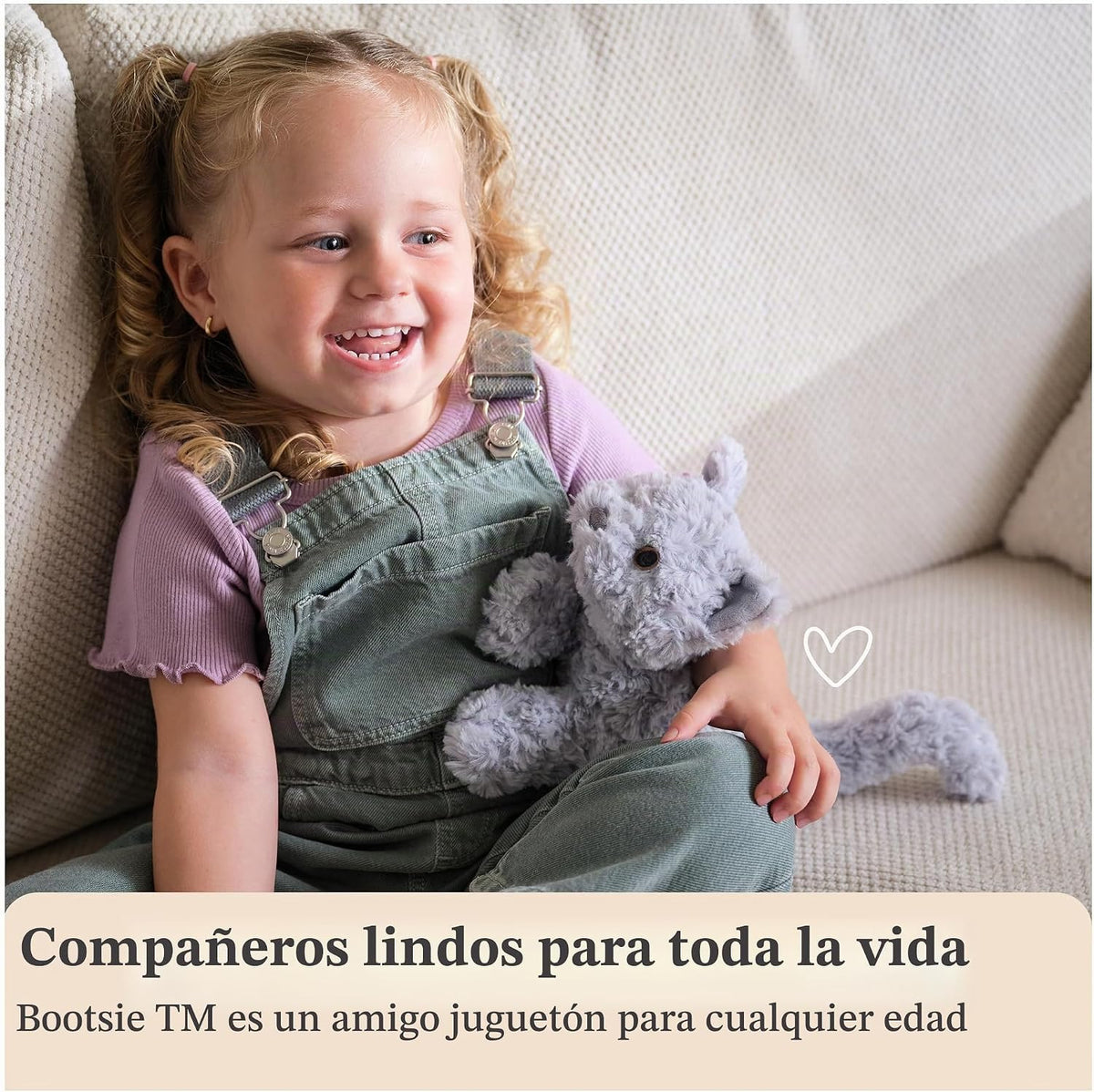GUND Bootsie English Blue - Peluche de gatito de 9 pulgadas para ma...