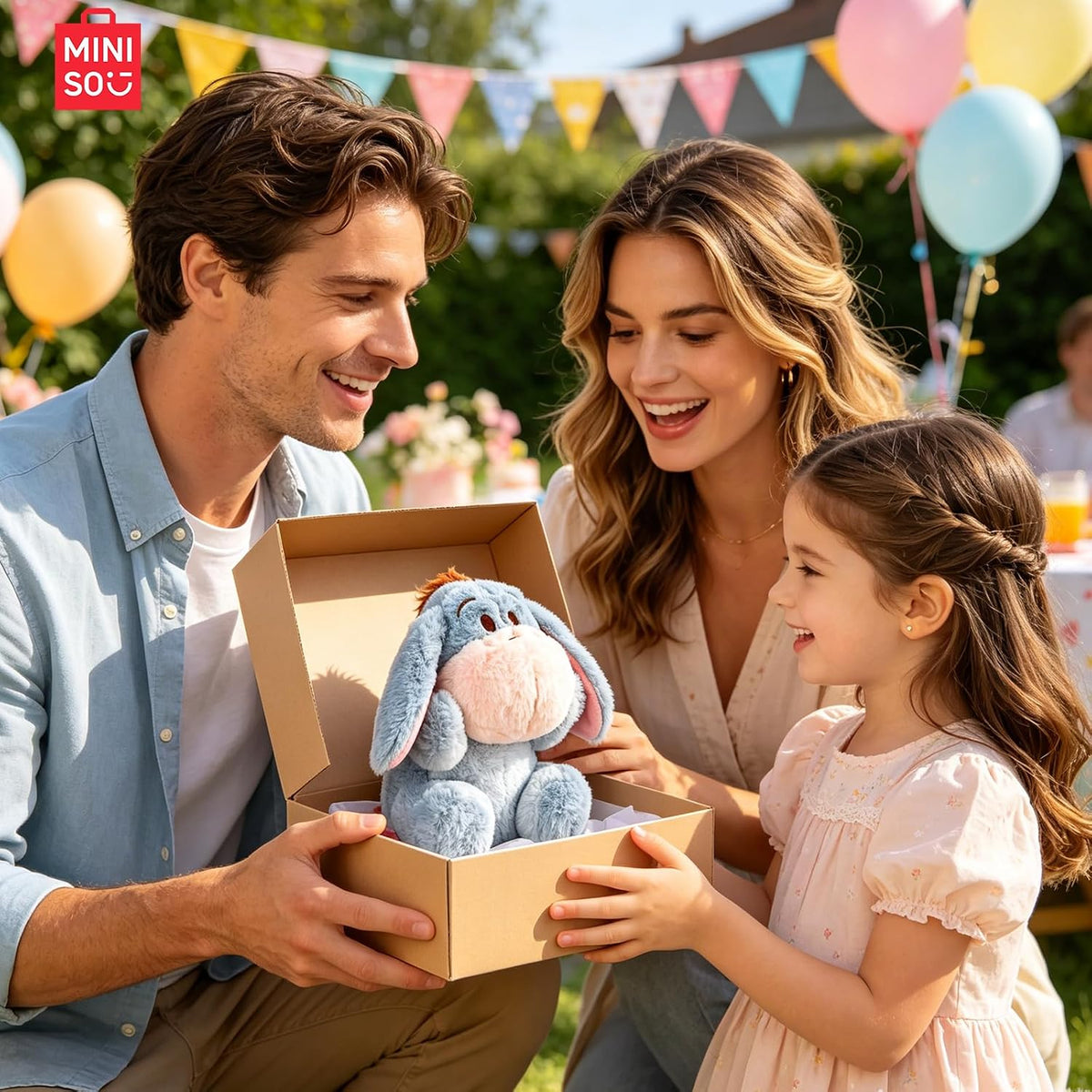 MINISO Disney - Juguete de peluche de Winnie the Pooh, lindo oso de...