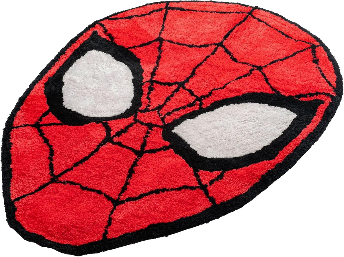 Jay Franco Marvel Spiderman Alfombra de Acento Roja Esponjosa - Alf...