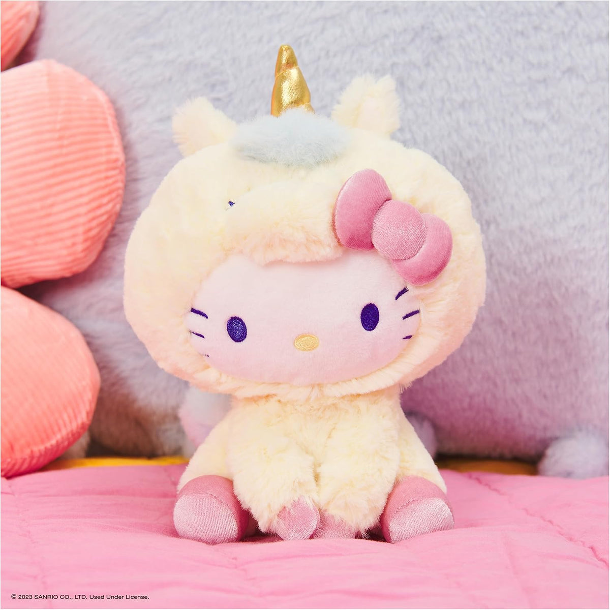 GUND Sanrio Hello Kitty - Juguete de peluche de unicornio de alta c...