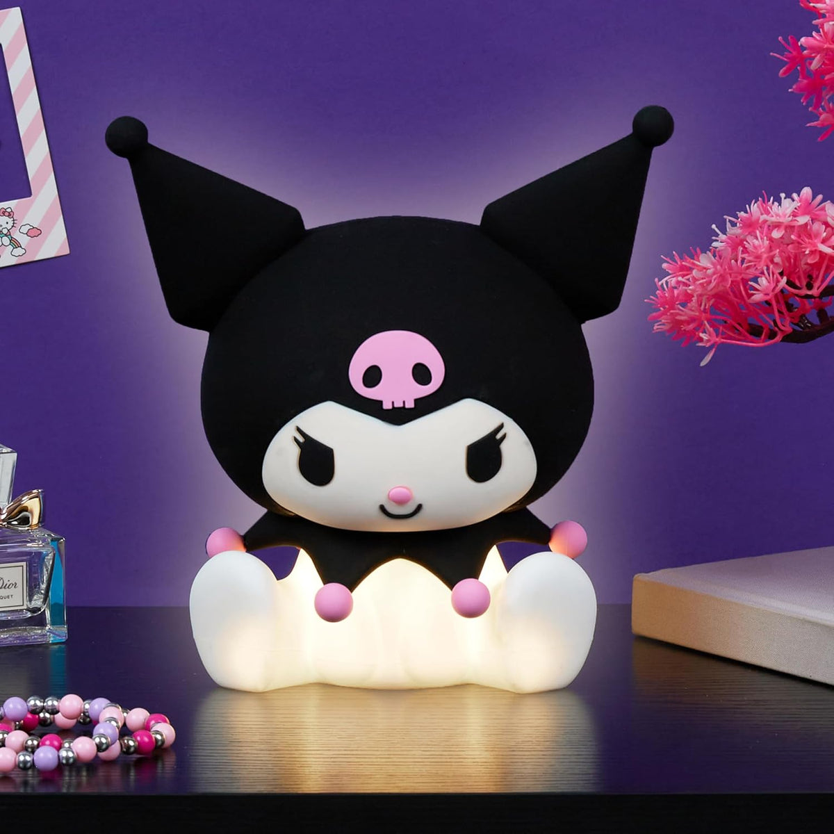 Get Trend Kuromi Sanrio - Luz nocturna de silicona para niñas, adol...