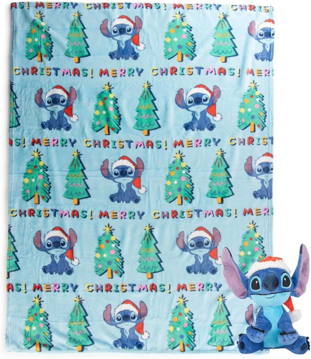 Jay Franco Juego de abrazador de Navidad para niños, almohada de fe...