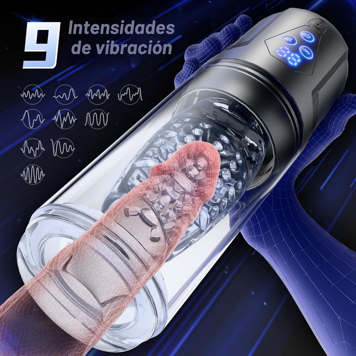 LUMODIA Masturbador Masculino Automático para Hombres, Juguetes Sex...