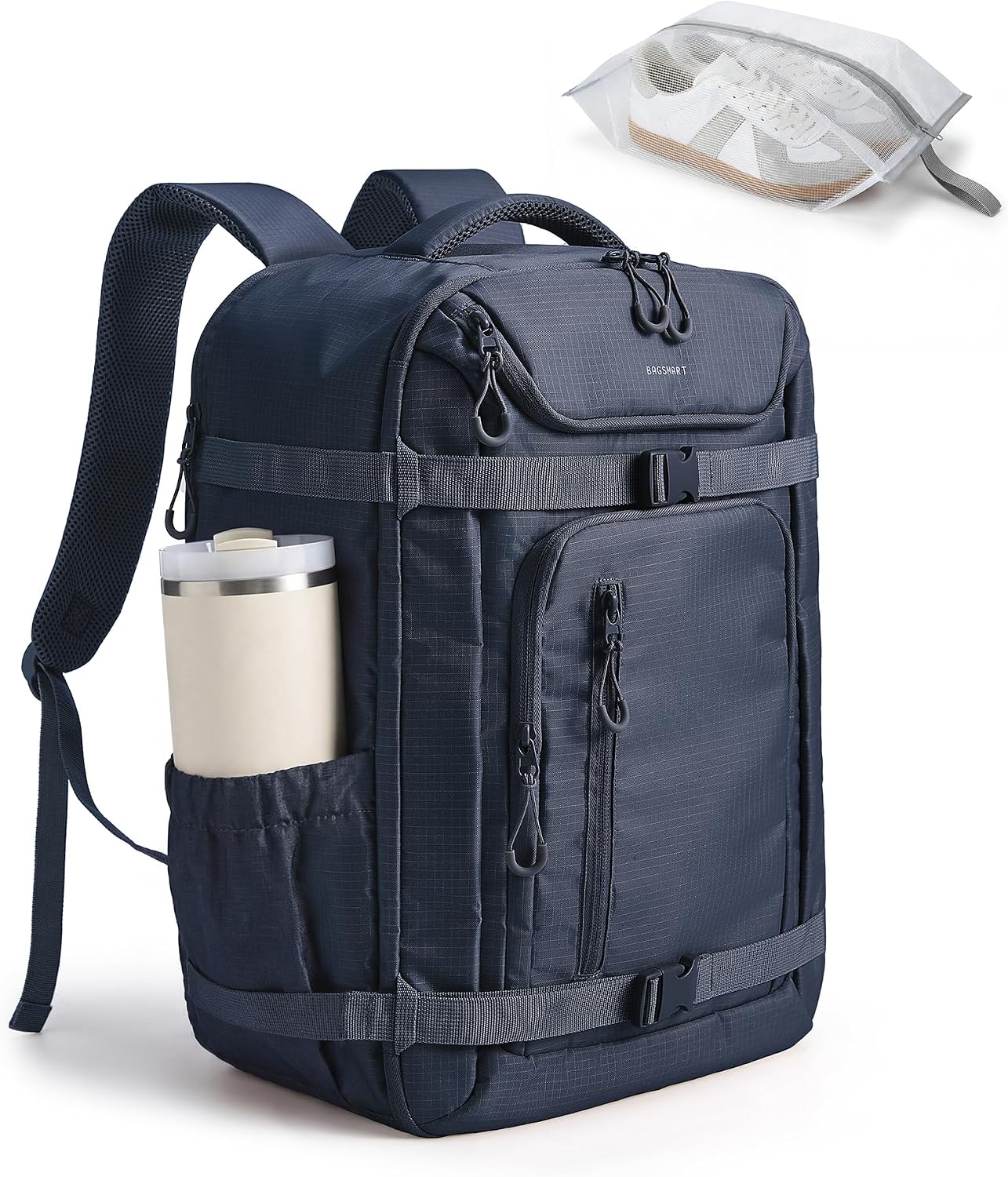 Mochila de viaje BAGSMART para mujeres y hombres, mochila de transp...