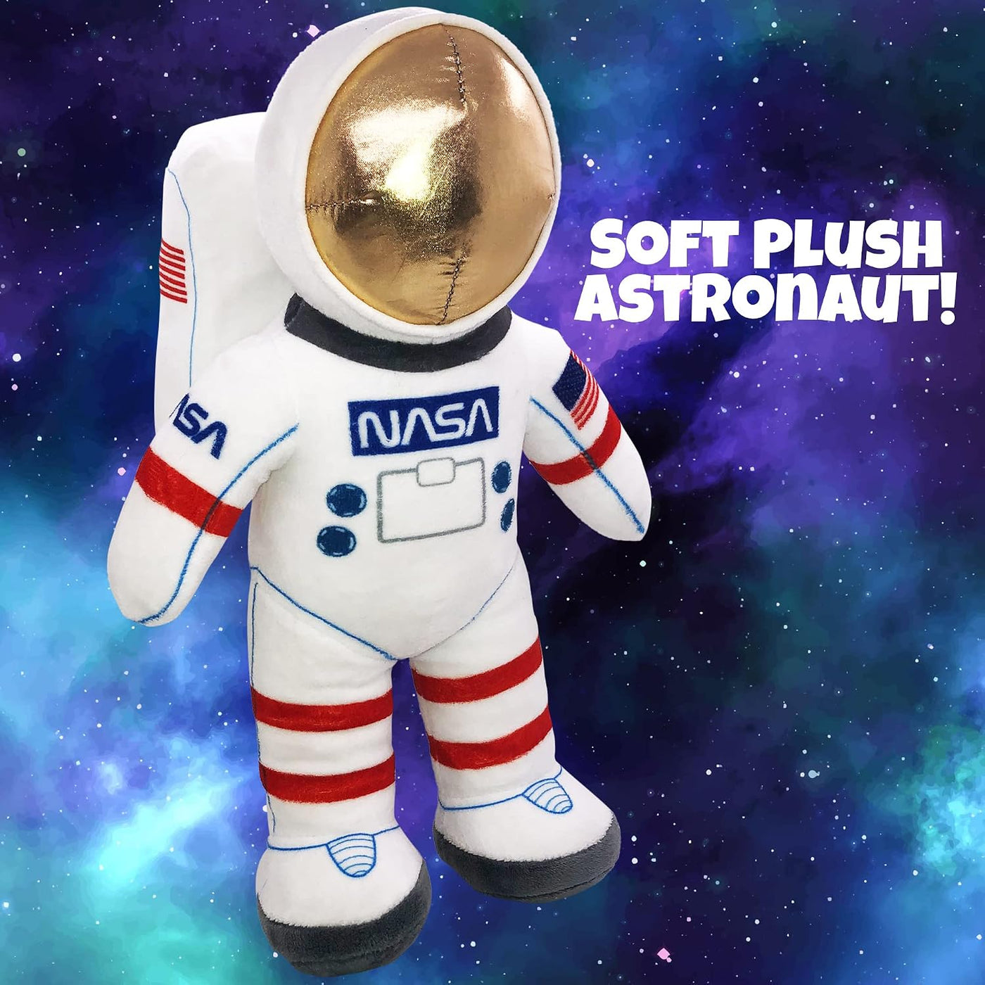 ArtCreativity Figura de astronauta de juguete de peluche súper suav...