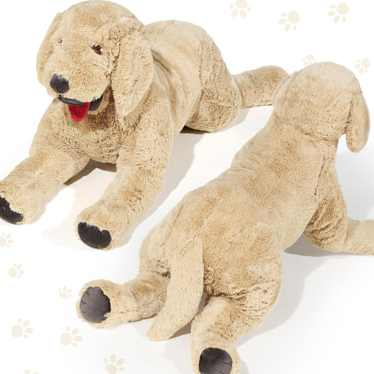 Geosar Animales de peluche de perro de 55.12 pulgadas, suaves jugue...