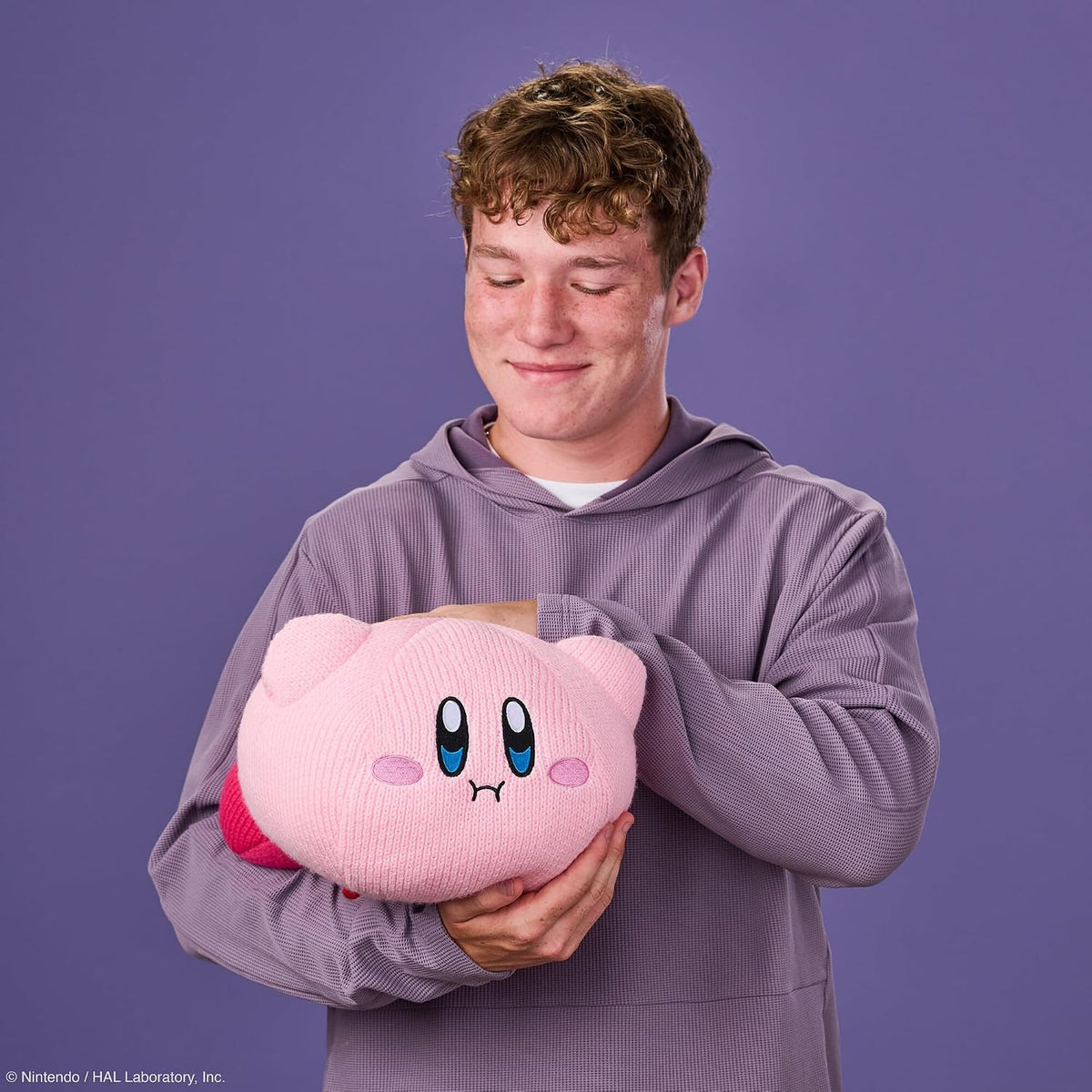 TOMY Nuiguru Knit Kirby Hovering Kirby Kirby - Peluche coleccionabl...