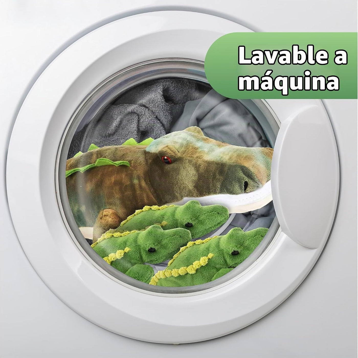 PREXTEX Juguetes de peluche de cocodrilo con 3 animales de peluche...