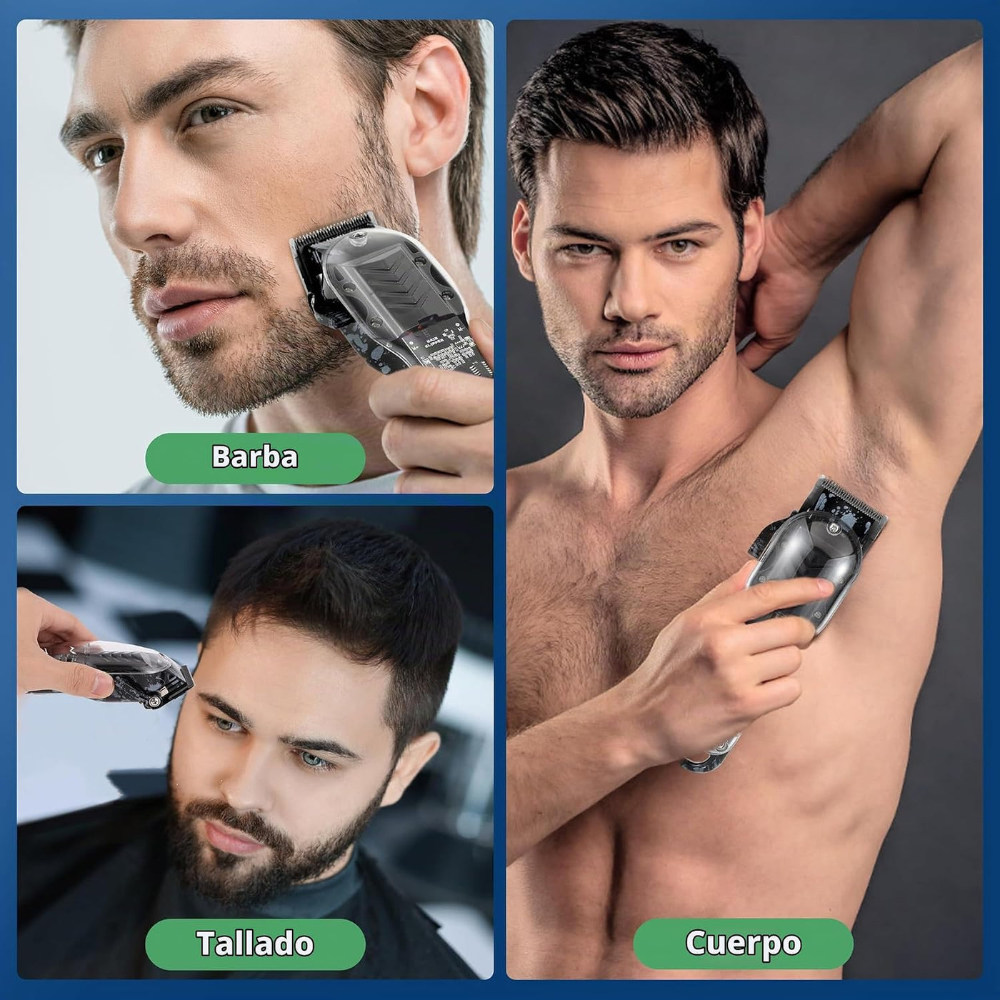 Tuanchuanrp Cortadoras de Cabello Profesionales para Hombres, Kit d...