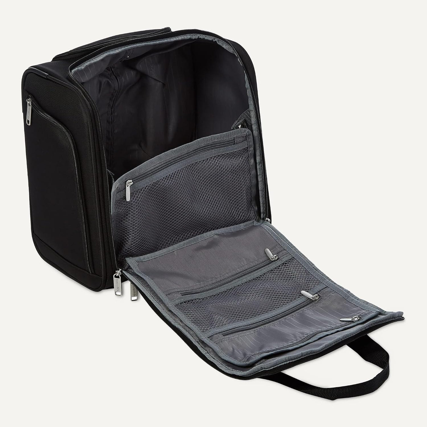 Amazon Basics Equipaje de viaje rodante para llevar a bordo, para d...