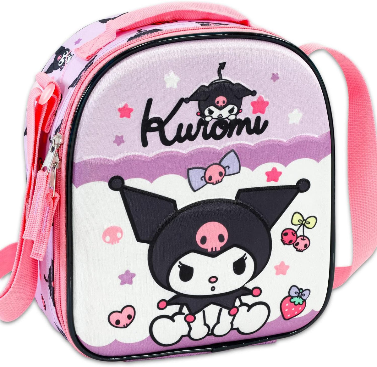 SANRIO Kuromi - Lonchera para niñas, paquete de lonchera aislada y...