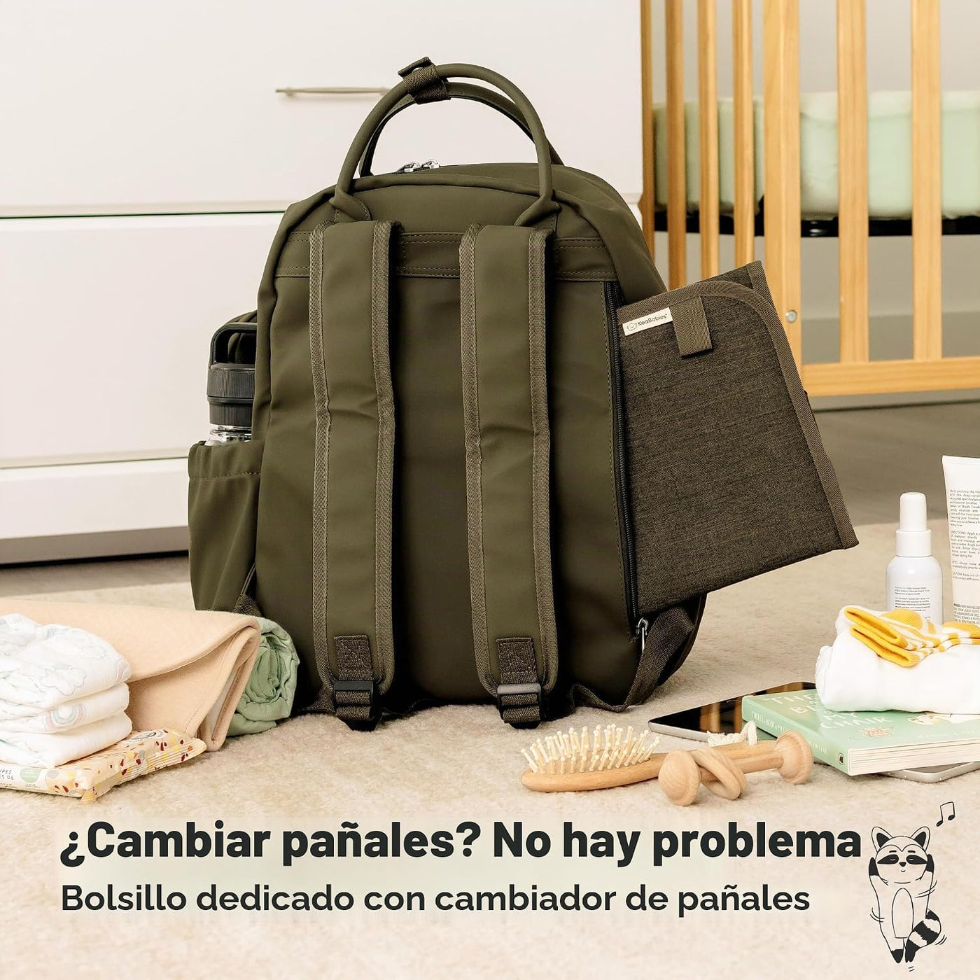 KeaBabies - Mochila para pañales, mochilas de viaje para pañales (o...