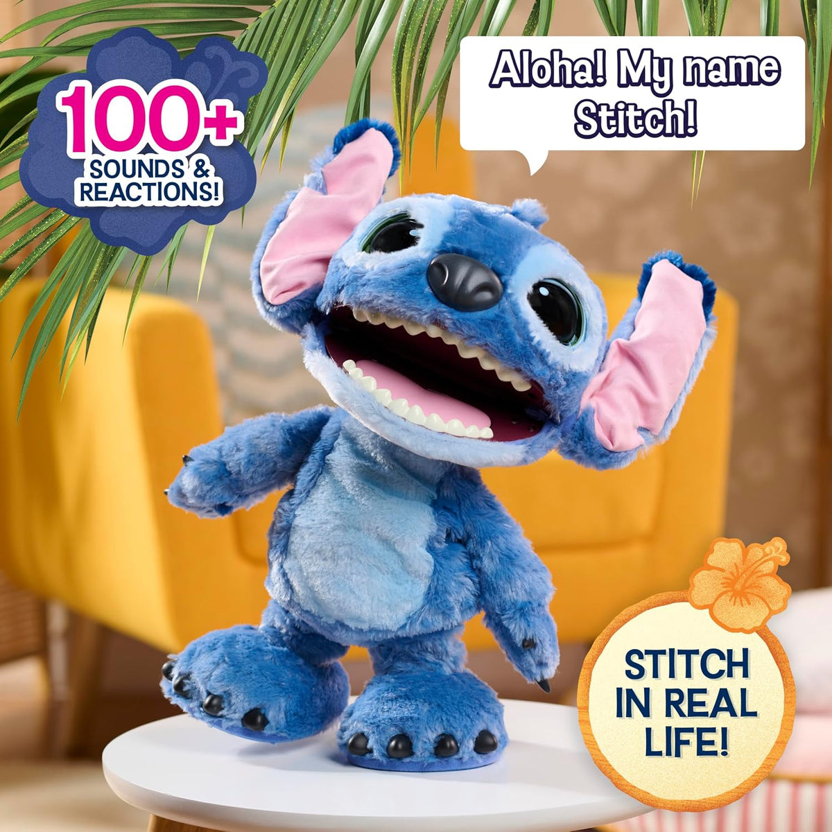 Disney Stitch Just Play Ultimate Interactive - Juguete de peluche i...