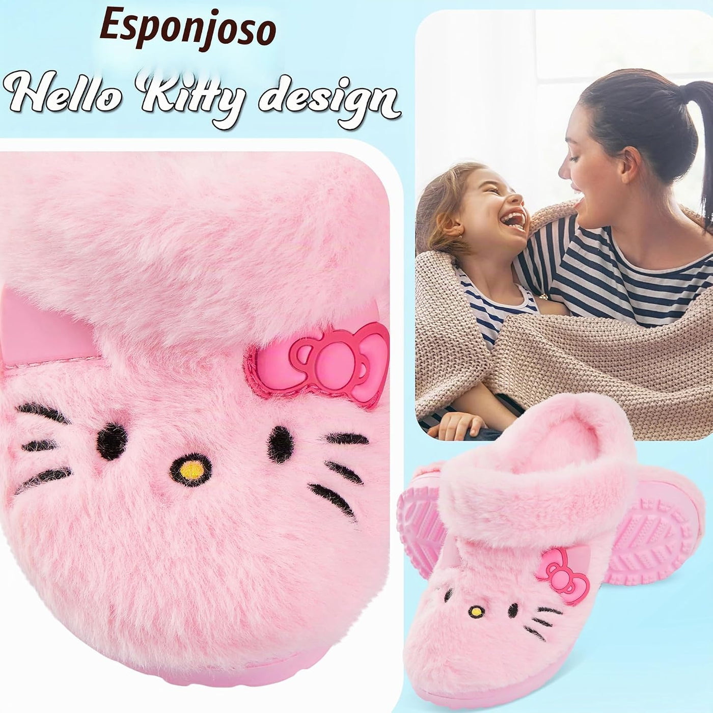 Zuecos Hello Kitty de Sanrio para mujer, adolescentes, zuecos acoge...