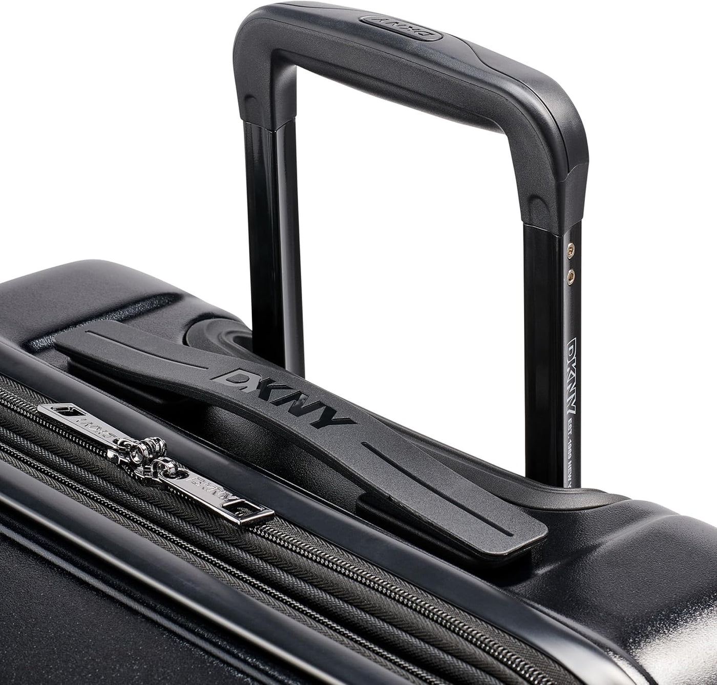 DKNY Amazon Exclusive On the Go - Maleta rígida de 25 pulgadas, lig...