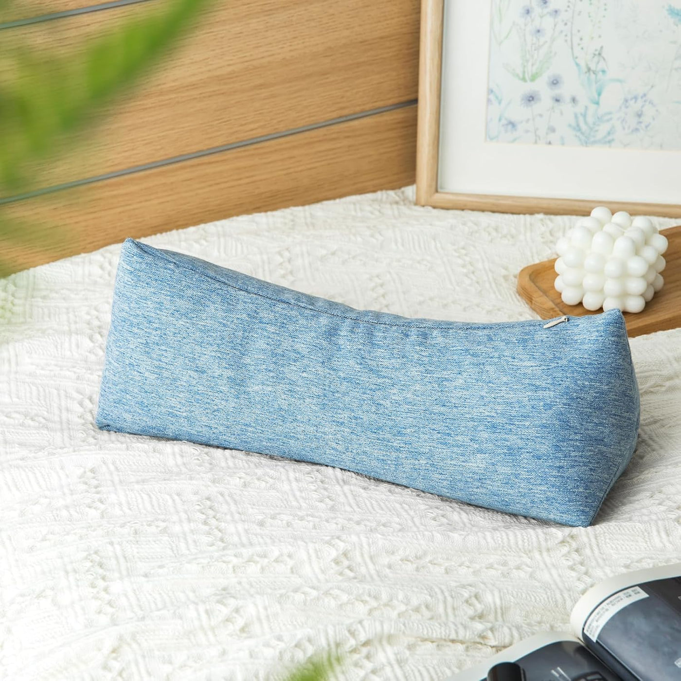 Almohada de apoyo para el cuello de trigo sarraceno, almohada cilín...