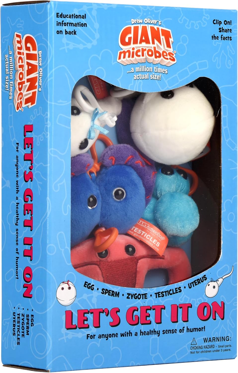 GIANT MICROBES Caja de regalo temática Let\u2019s Get it On, divert...