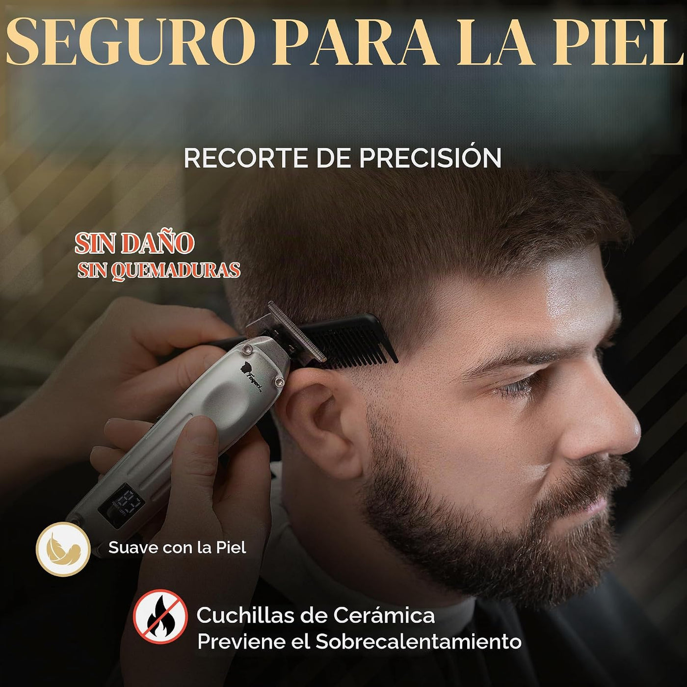 Fagaci Cortadora de pelo profesional para hombres, kit de peluquerí...
