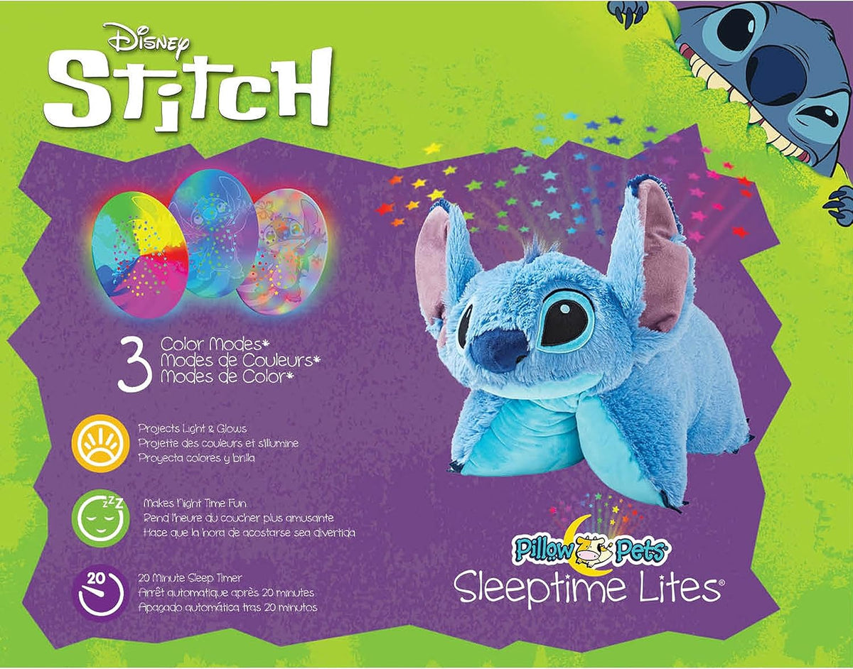Pillow Pets, Sleep Time Light Stitch, Juguete de Peluche | Snuggle...