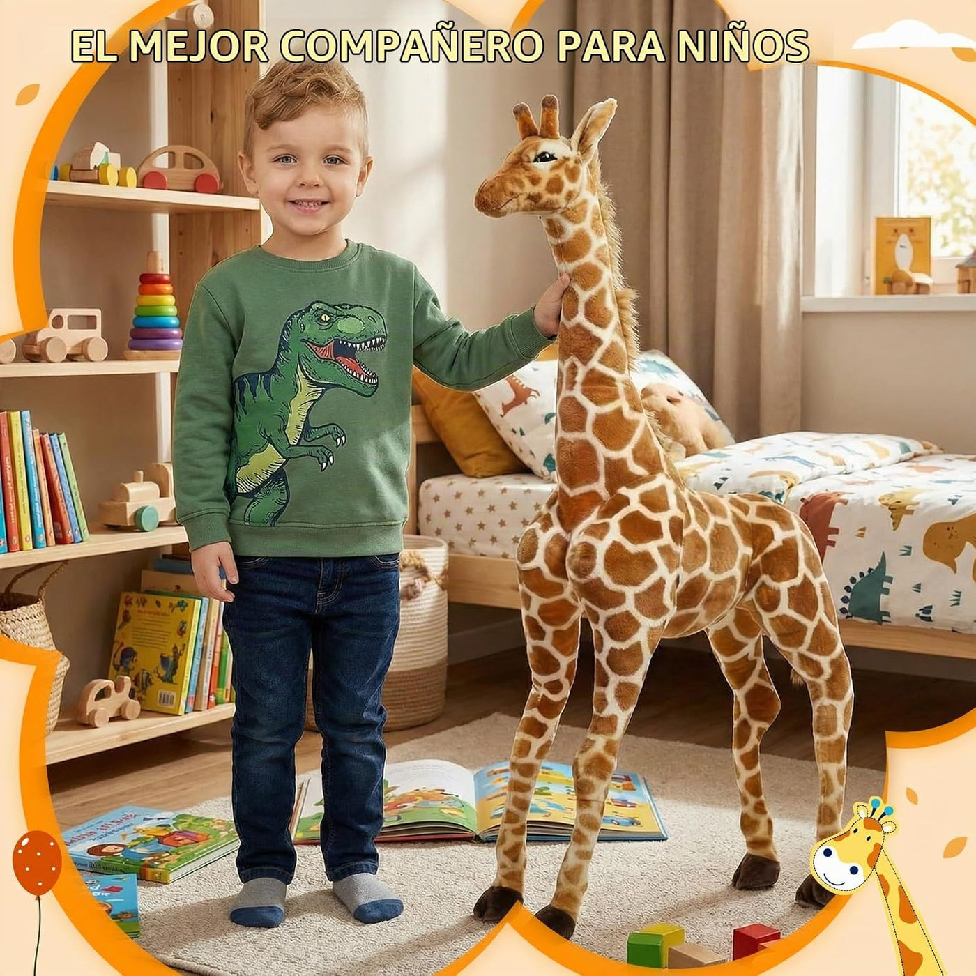 Meooeck Animal de Peluche Jirafa Gigante de 31.5 Pulgadas, Juguete...