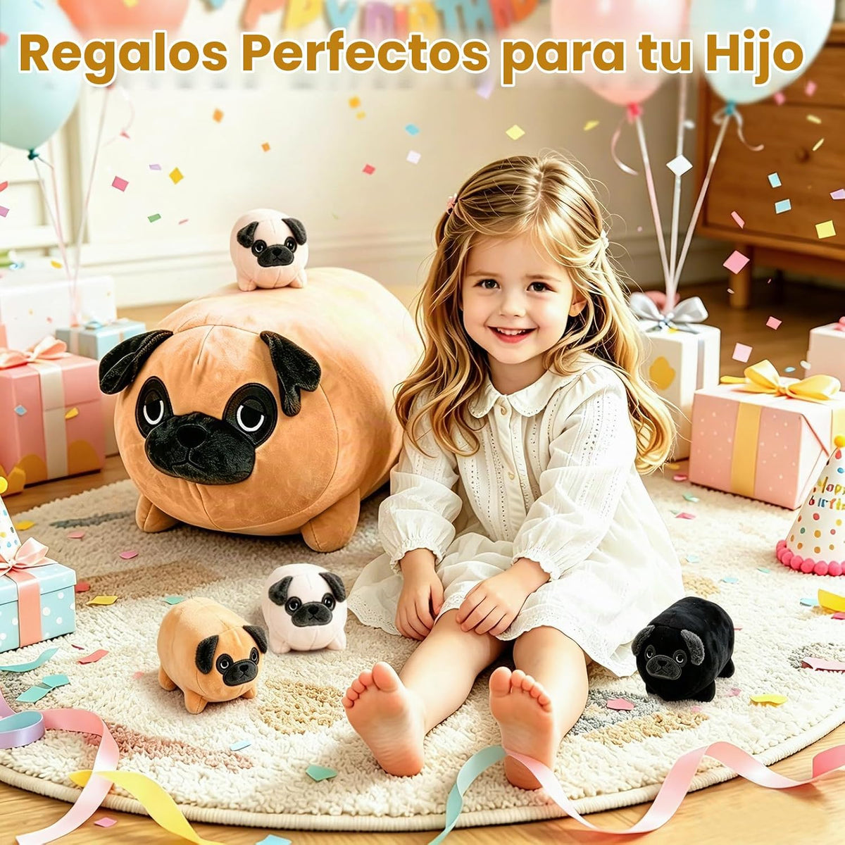 MMguai Peluche Suave de Bulldog Lindo Bulldog Francés Animales de P...