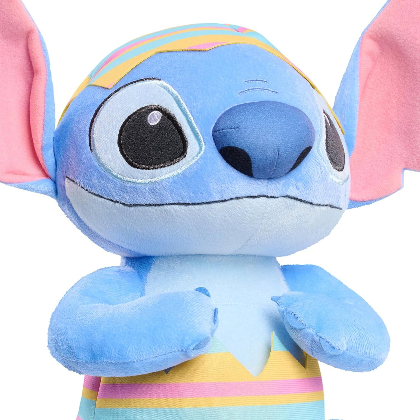 Disney Stitch - Peluche suave de Pascua en mameluco y sombrero de h...