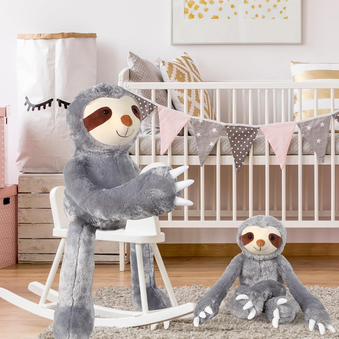 Libima 2 piezas de peluche de perezoso gigante de regalo para niños...