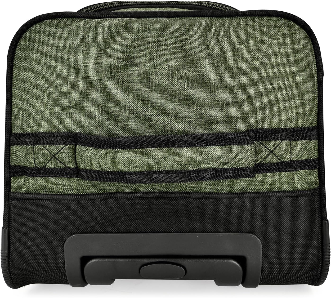 Pacific Gear - Bolsa de lona con ruedas rodantes, Verde