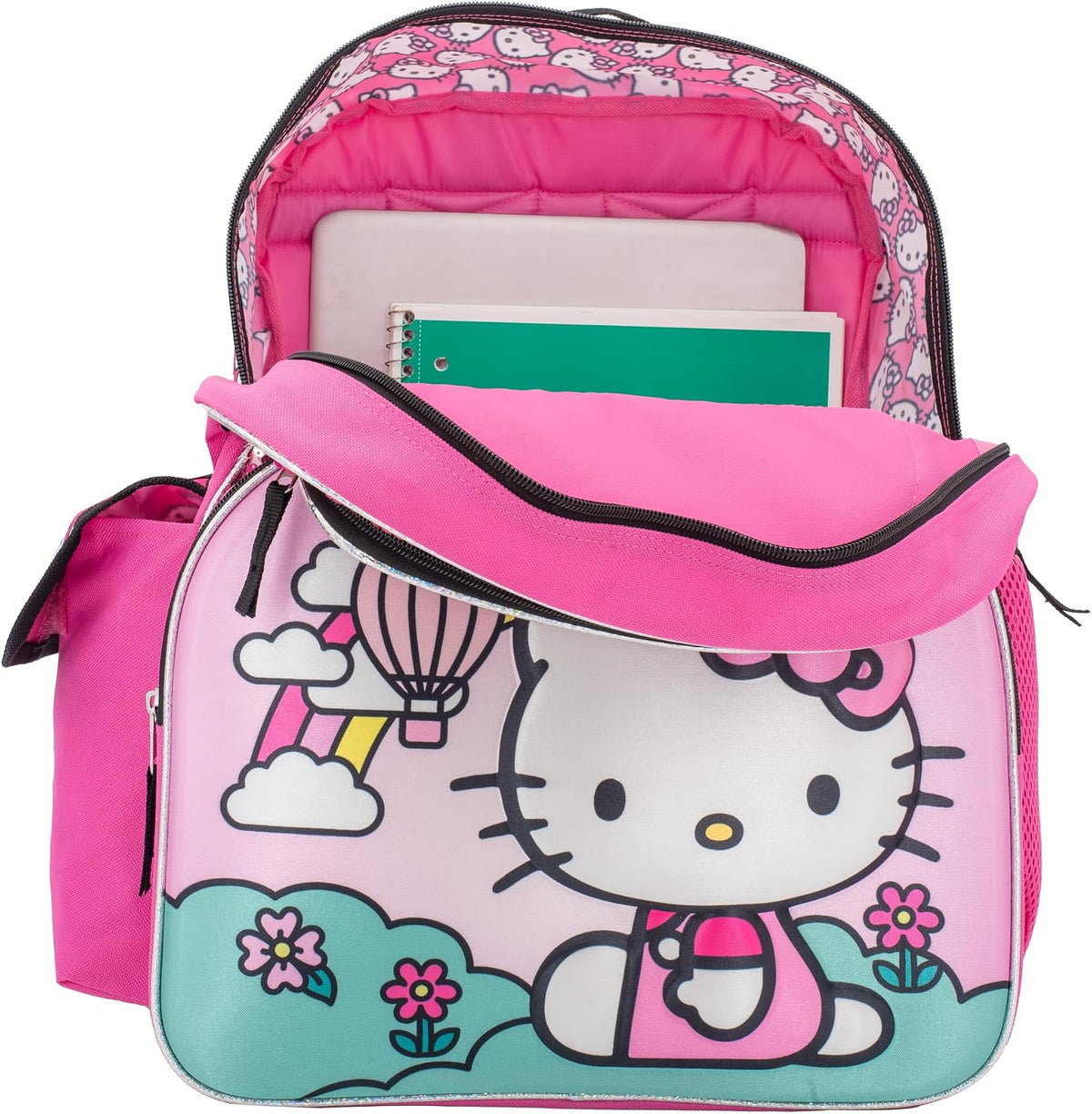 AI ACCESSORY INNOVATIONS Mochila para niños, Hello Kitty rosa, Gran...