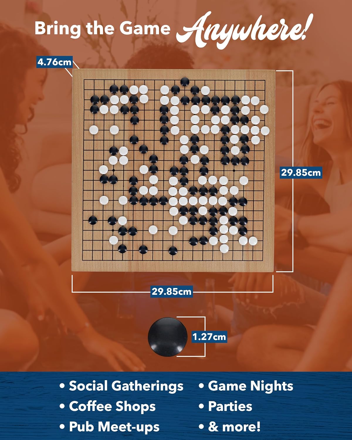 Juego de Go Tradicional 12"