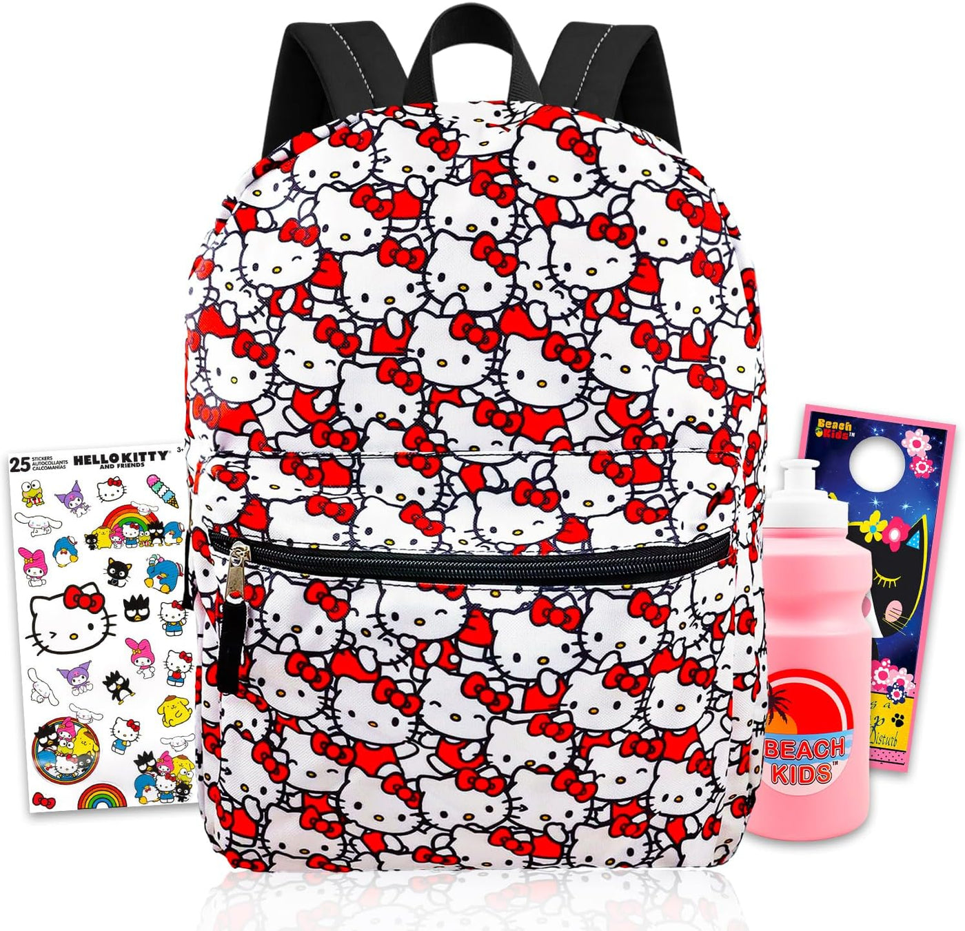 Hello Kitty Mochila para la escuela - Paquete con mochila escolar H...