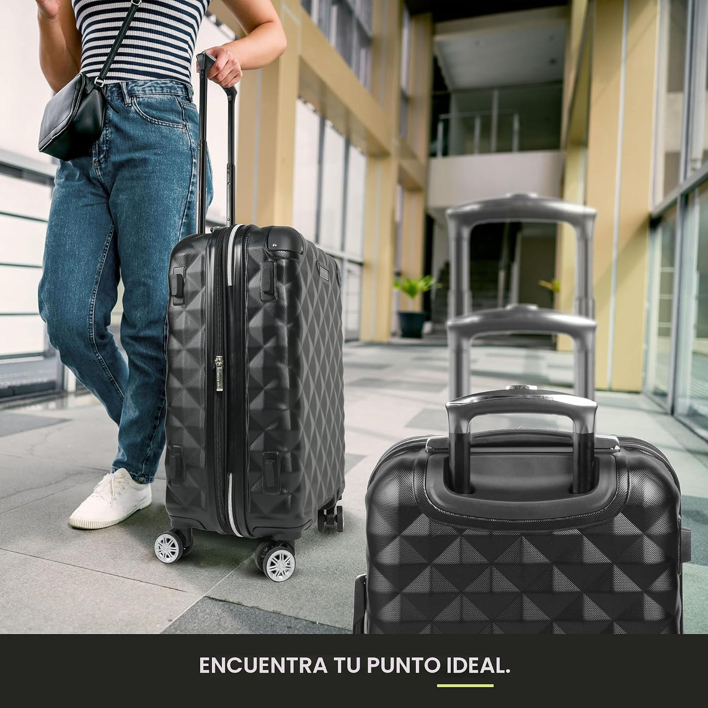 Kenneth Cole REACTION Diamond Tower - Colección de equipaje ligero...