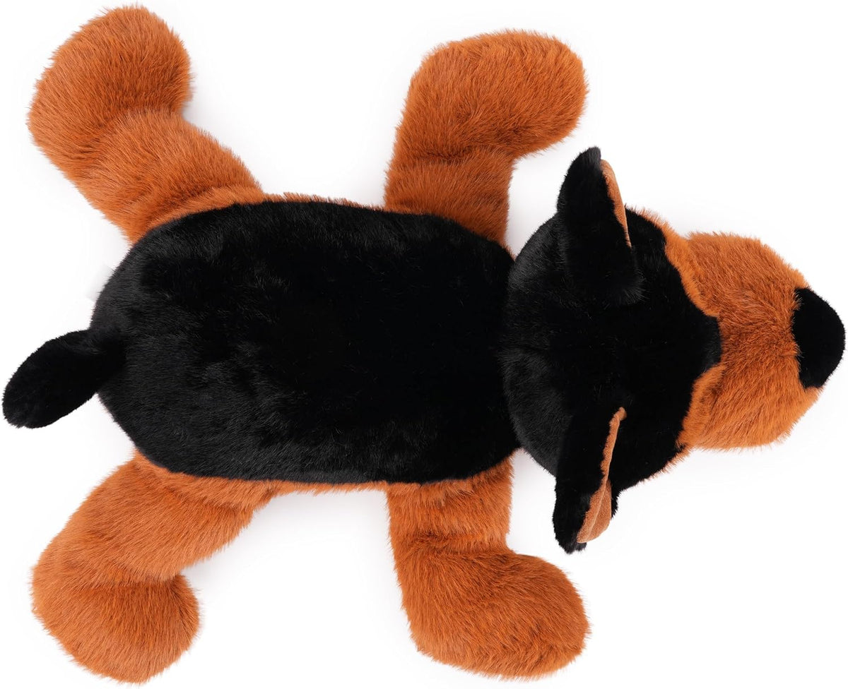 WEIGEDU Juguete de peluche de pastor alemán acostado, 21.6 pulgadas...