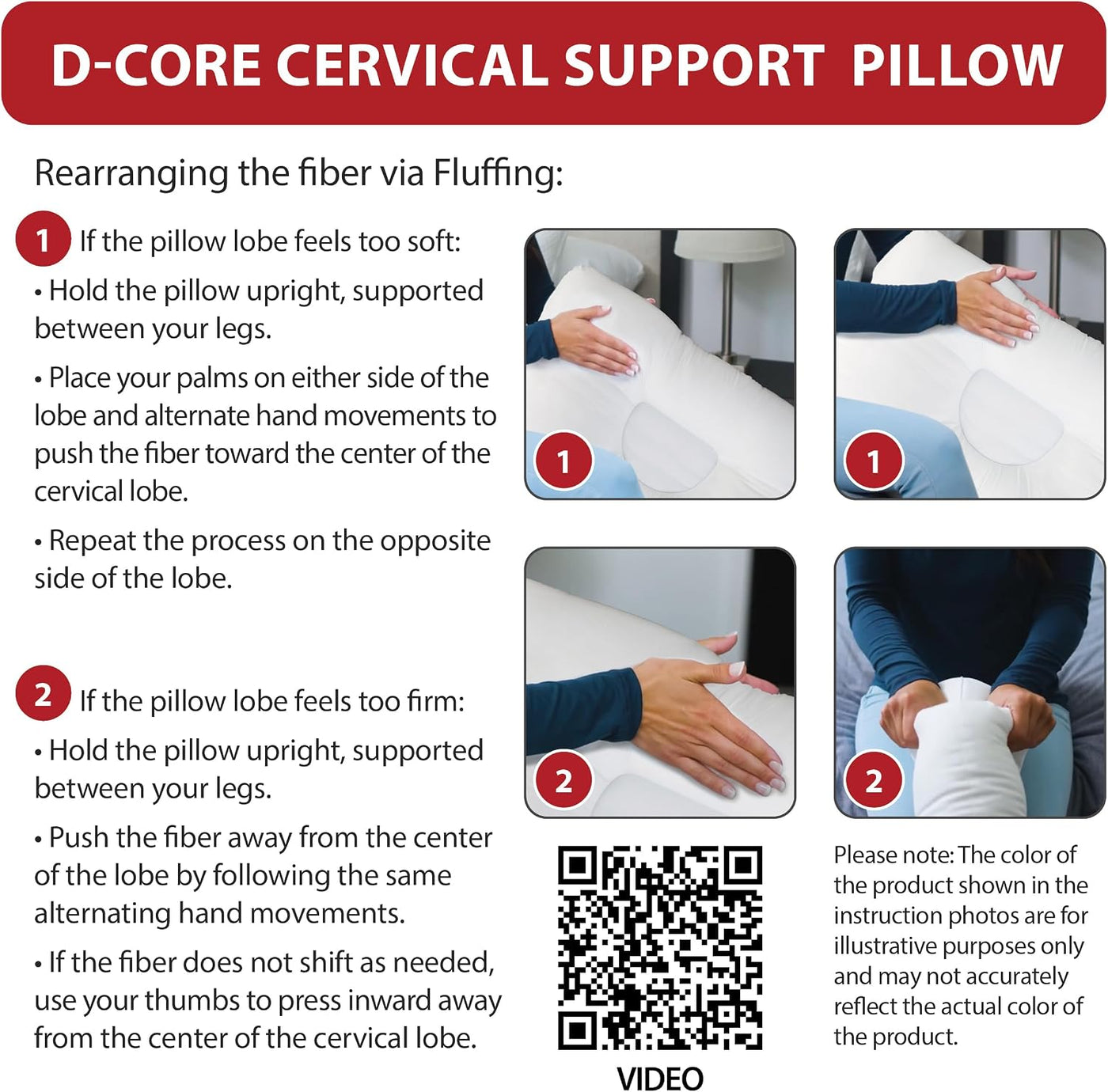 Almohada cervical ergonómica para aliviar el dolor de cuello para p...