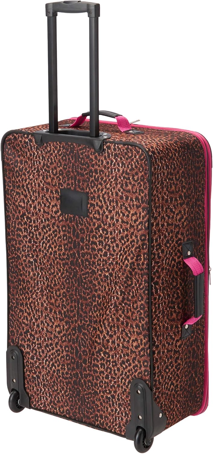 Rockland Vara Softside - Equipaje vertical de 3 piezas, rosado (Pin...
