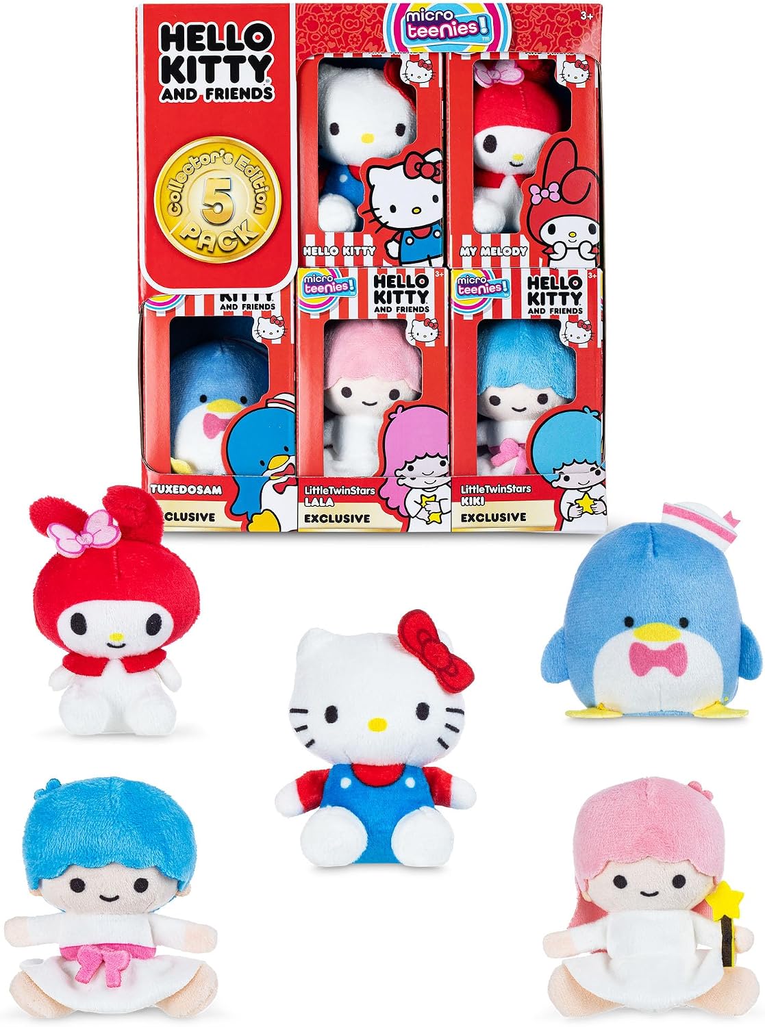 Micro Teenies Hello Kitty Pack de 5
