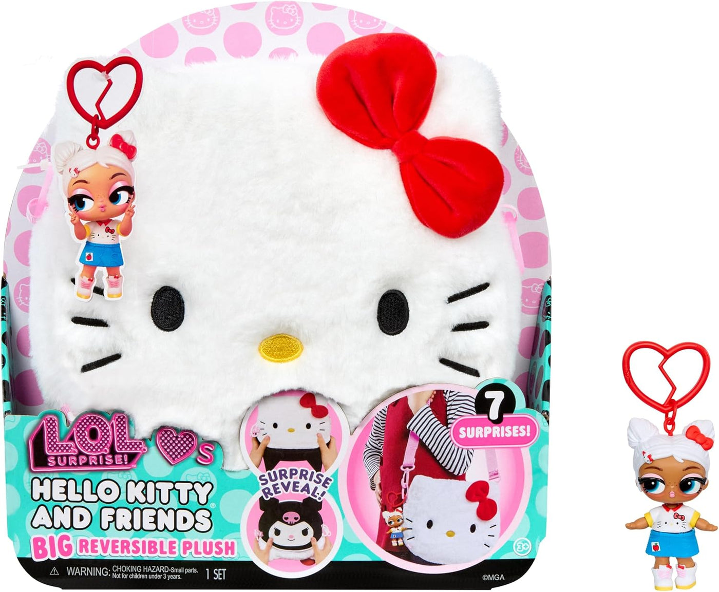 JAJAJA. Sorpresa - Peluche reversible grande (HK)