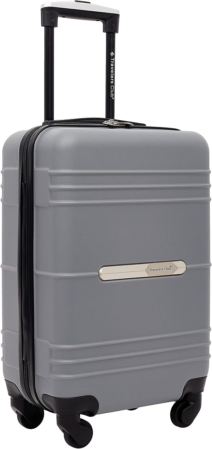 Travelers Club Equipaje de mano Richmond Spinner de 22", Carbón...