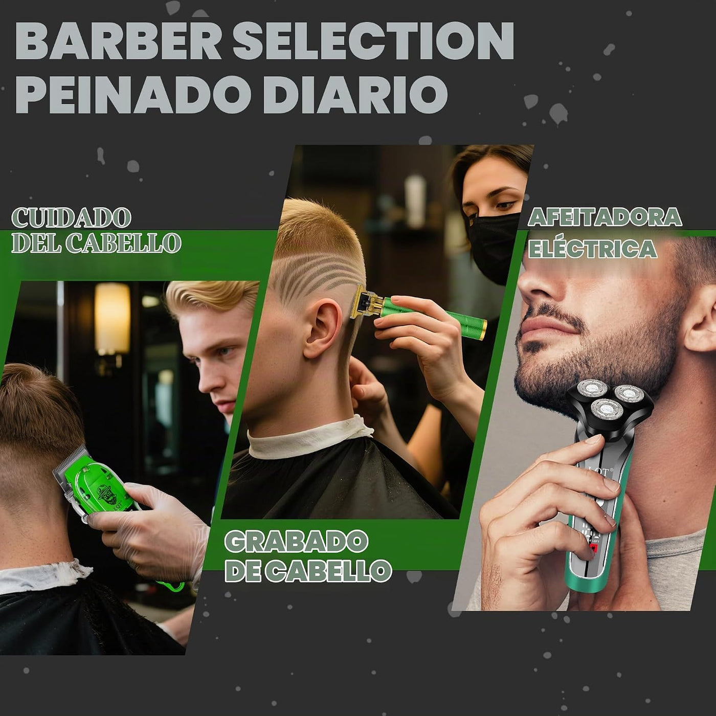 LQT - Cortadora de pelo profesional para hombres, cortadora de pelu...