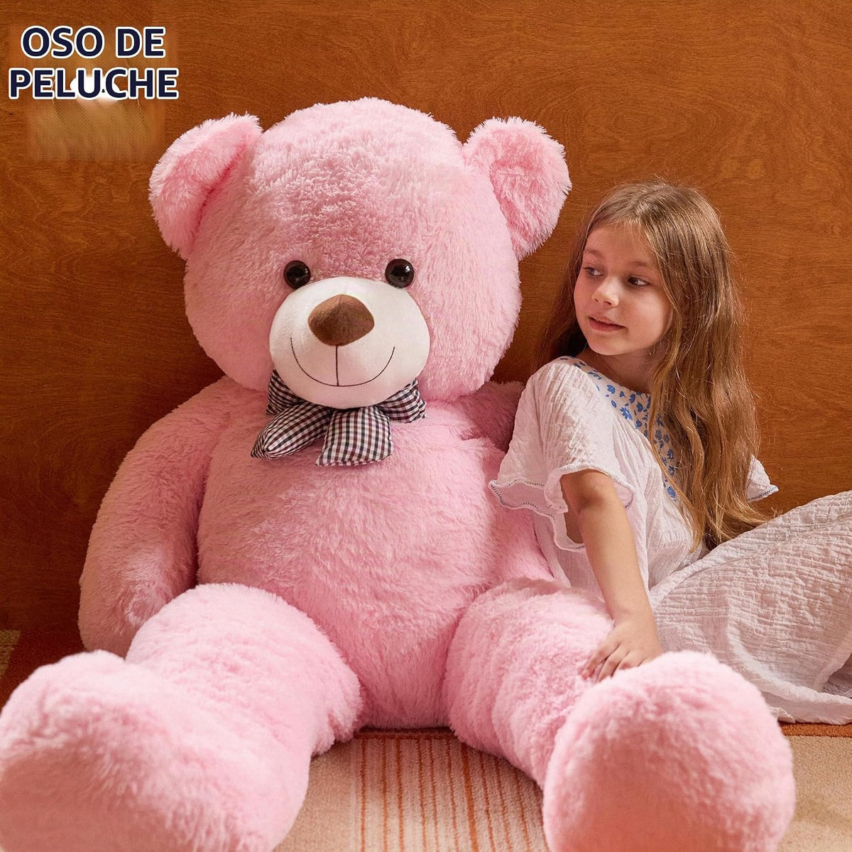 Oso de peluche gigante grande de 47 pulgadas, animales de peluche,...