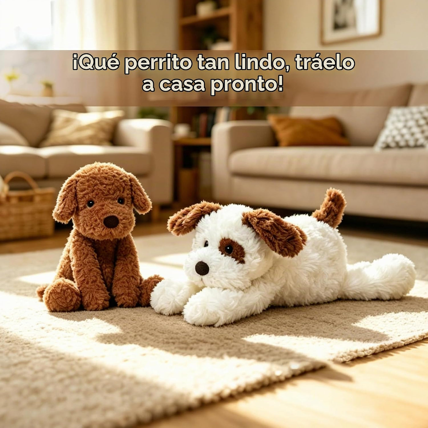 Niceween Animales de peluche para perro, Jack Russell Terrier, cach...