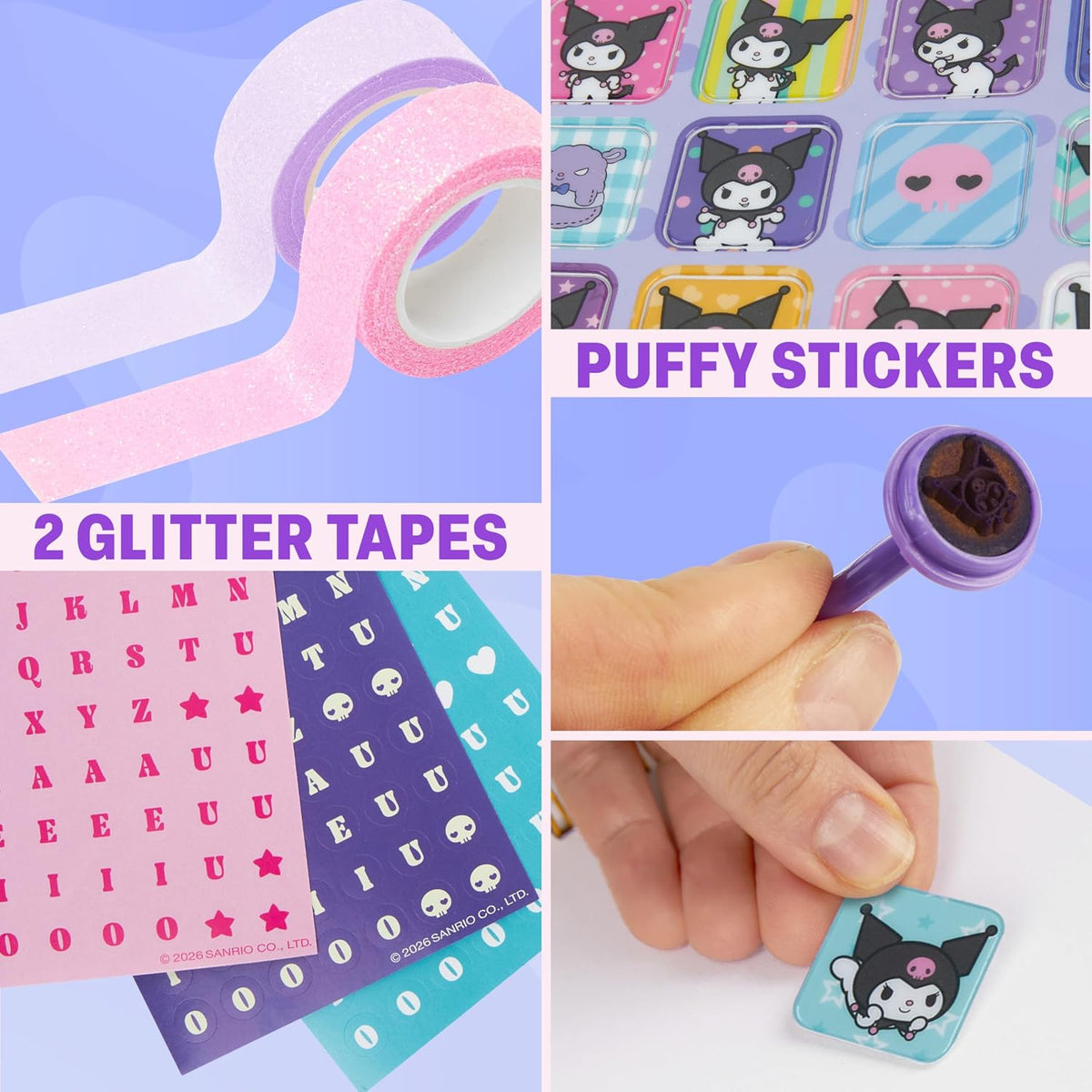 Hello Kitty Kuromi - Kit de diario de bricolaje para niñas y adoles...