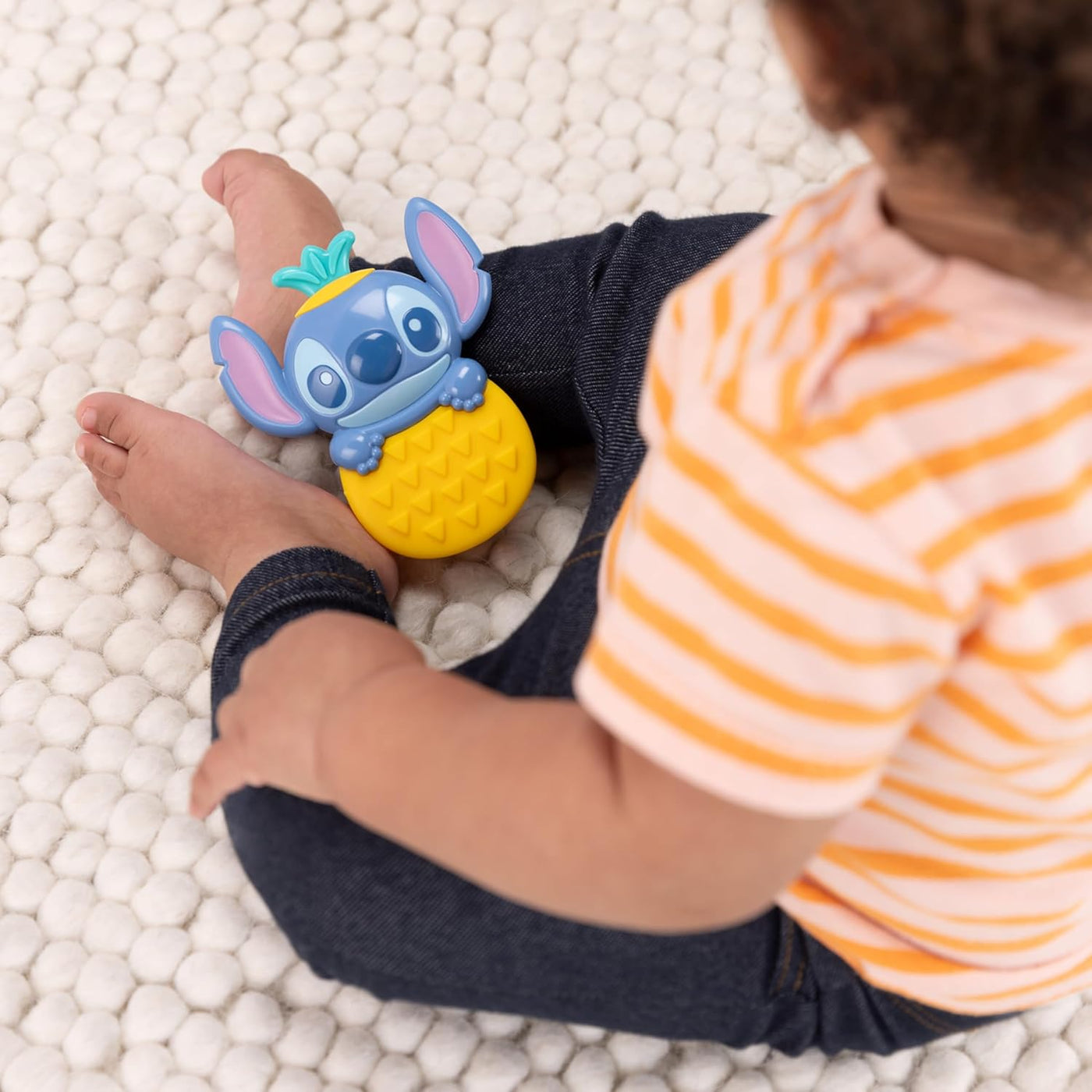 Sonajero y mordedor tropical Disney Baby Stitch de Bright Starts, j...