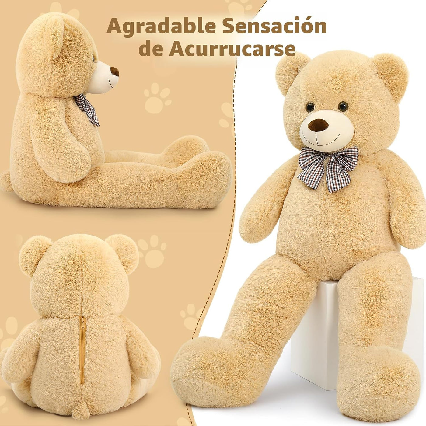 MaoGoLan Oso de peluche gigante de 47 pulgadas, regalo de juguete d...
