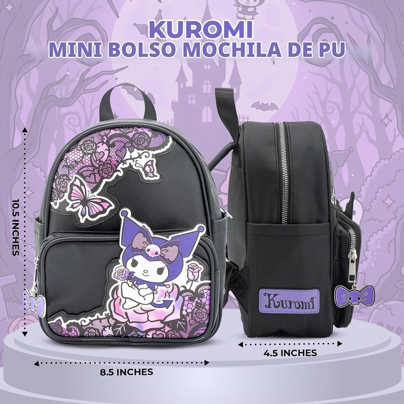 AI ACCESSORY INNOVATIONS Character Mini PU Mochilas Monedero, Bolsa...
