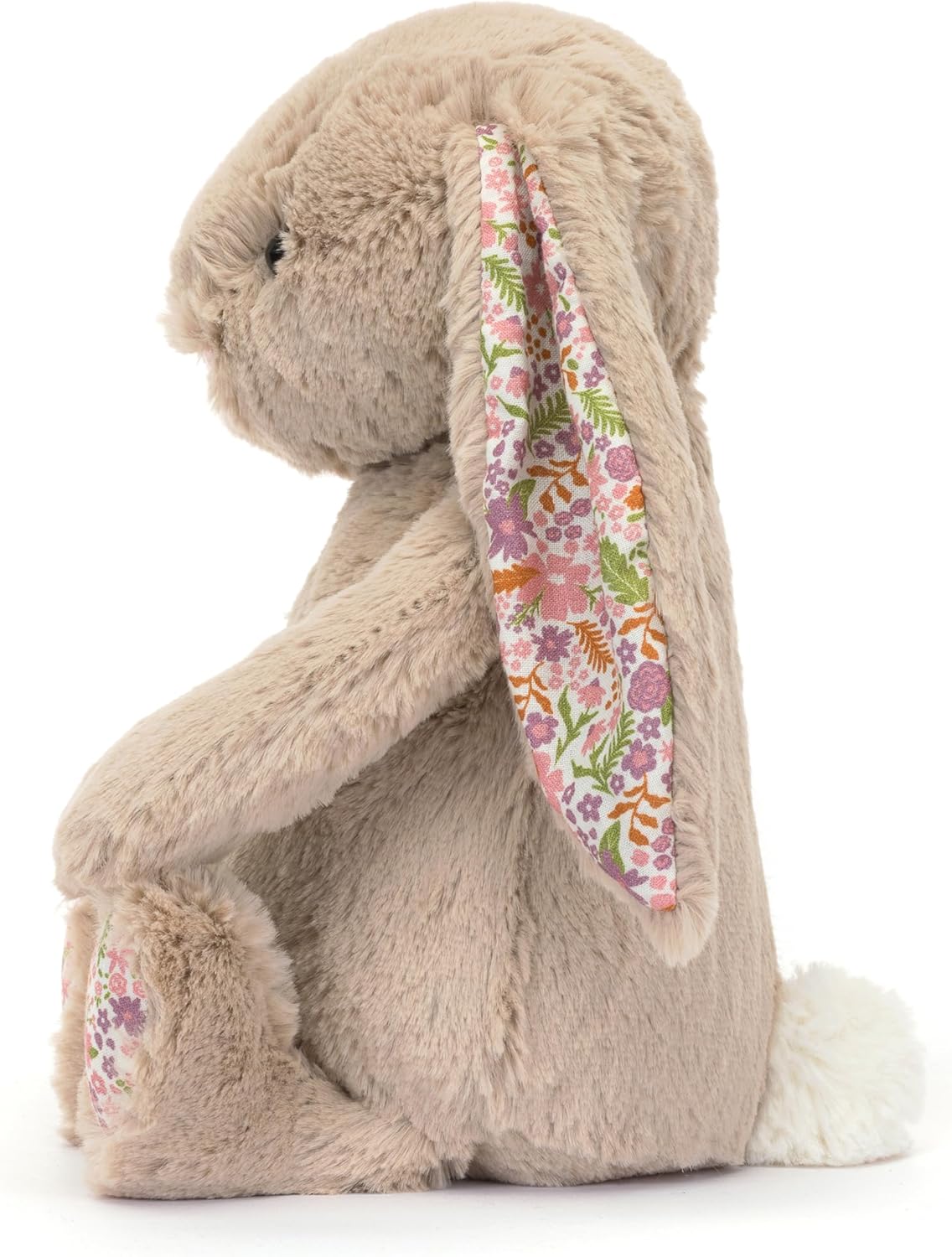 Jellycat Blossom - Pétalo de conejo beige de peluche, tamaño mediano