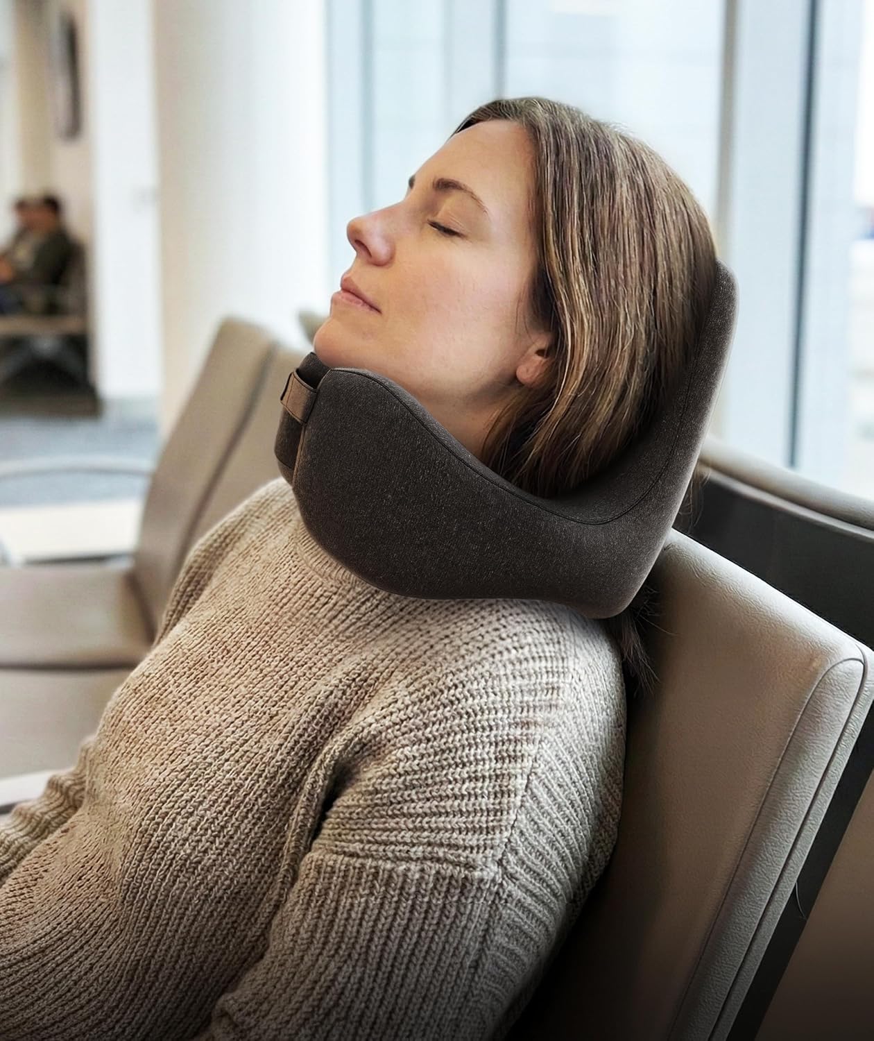 Everlasting Comfort Almohada cervical mejorada para aviones - Repos...